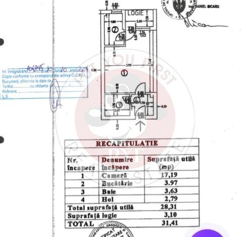 Gorjului | garsoniera | 32mp | semidecomandata | B10393